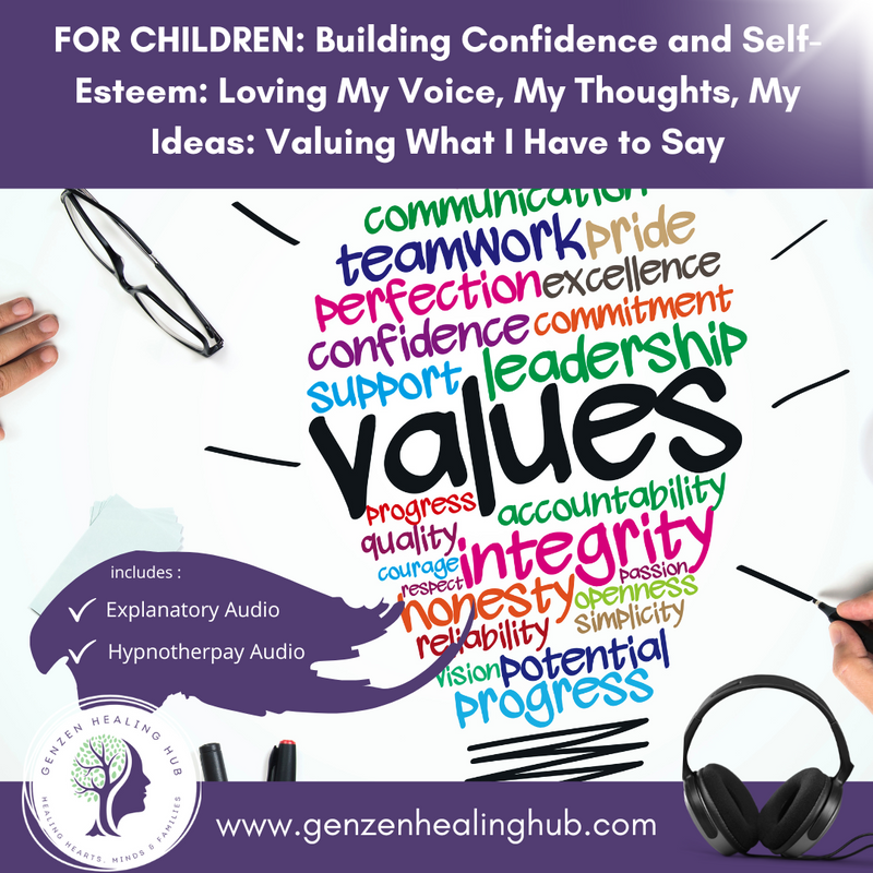 FOR CHILDREN: Building Confidence and Self-Esteem: Loving My Voice, My Thoughts, My Ideas: Valuing What I Have to Say